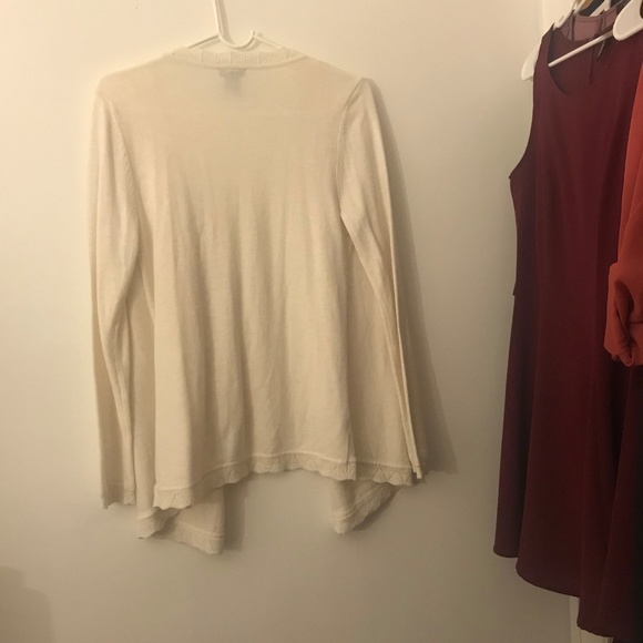 Ann Taylor Cream Cardigan - Picture 4 of 6